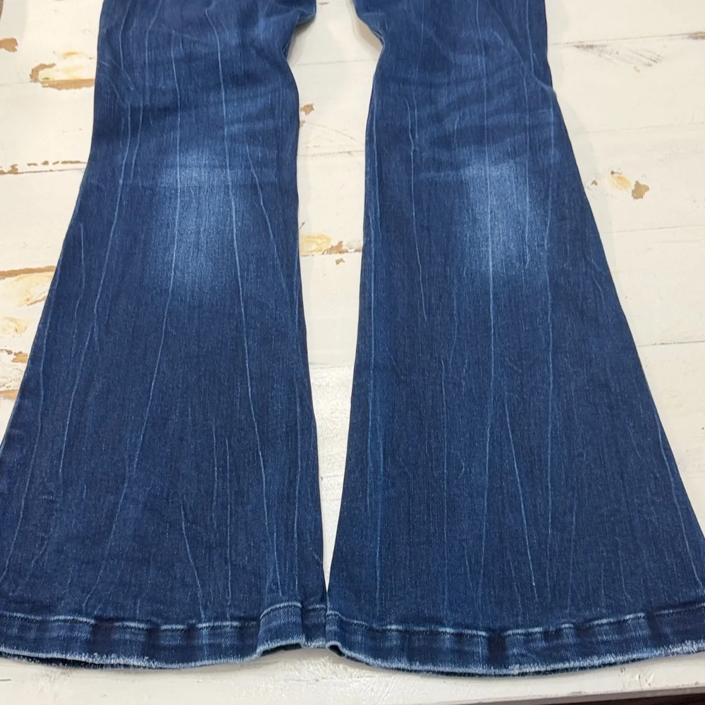 KanCan High Rise Dark Wash Flare Jeans - Picture 15 of 15